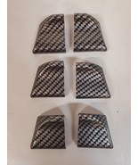 6 Quantity of Real Carbon Fiber Steering Wheel Button Cover 41x39x22mm (... - $25.72