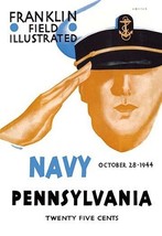 Navy vs. Pennslyvania - Art Print - £16.44 GBP+