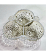 Anchor Hocking Moonstone Opalescent Hobnail Glass Trinket Dish Serving D... - €20,68 EUR