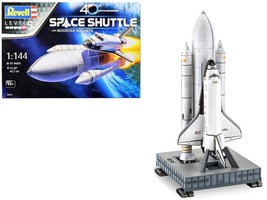 Level 5 Model Kit NASA Space Shuttle 40th Anniversary with Booster Rocke... - £57.96 GBP