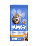 Iams Healthy Enjoyment Dry Cat Food Chicken &amp; Salmon Recipe, 3 lb. Bag - $19.79