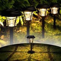 The Solpex 6-Pack Solar Pathway Lights Are Waterproof Garden Lights Made Of - $64.92