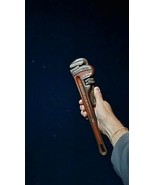 Rigid 14&quot; Heavy Duty Pipe Wrench Ridge Tool Co Ohio USA Restored Cleaned √ - €11,18 EUR