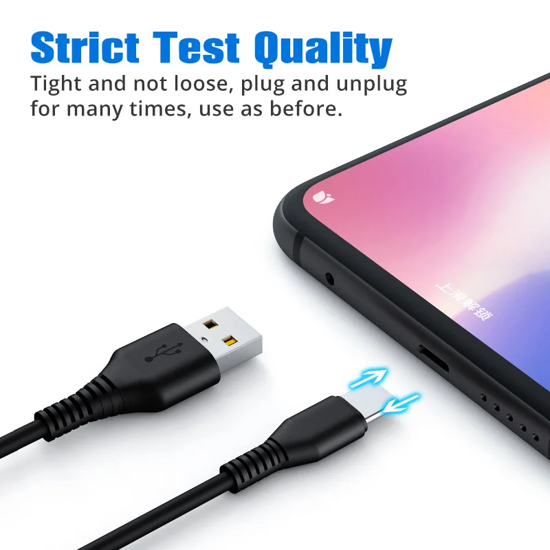 Sporting 2 In 1 Micro USB C Cable Mobile Phone Charger Splitter Wire For... - £23.84 GBP