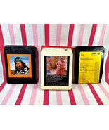 1978 Dolly Parton + 1968 Johnny Cash + 1982 Willie Nelson 8-Track Tapes - $18.00