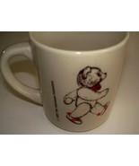 Marjorie Sarnat Ceramic Mug 1983 The Calabasas Collection Red&amp; White - £18.22 GBP