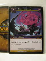 (TC-1579) 2010 World of Warcraft Trading Card #74/220: Demonic Accord - $1.00