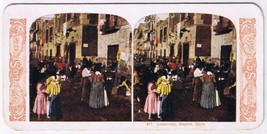 Stereo View Card Stereograph Lazzaroni Naples Italy - £3.98 GBP