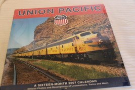 2007 Union Pacific 16-Month Calendar from Date Works Great for Framing  - $28.50