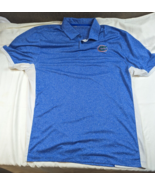 Nike Dri-Fit Florida Gators Golf Polo Shirt Men’s 2XL Light Blue &amp; White... - $15.79
