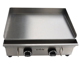 Grill Griddle Flat Commercial Kitchen Countertop Stainless Steel LPG Gas... - $222.00