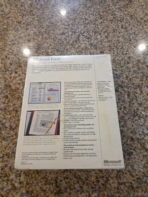 Apple Macintosh Microsoft Excel  Version 2.2 - Sealed NOS Item image 2