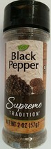Culinary Black Pepper Ground Seasoning 2 oz (57g) Flip-Top Shaker - £2.75 GBP