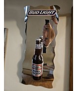 Vintage 1997 Rare Bud Light 3D Bottle Mirror Sign Large 35&quot; x 14&quot; - £84.91 GBP