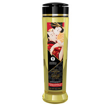 Shunga Erotic Massage Oil Romance-Sparkling Strawberry Wine 8.5oz - $32.82 CAD