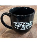 Smoky Mountain Life Souvenir Mug/Cup Black &amp; White  - Mountains &amp; Stars - $10.40
