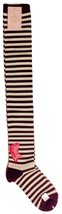 Metamorphose Striped Ribbon OTK Socks Brown Lolita Japanese Fashion Kawa... - £22.80 GBP
