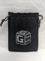 Games And Gears Black Felt RPG Acessory Dice Bag 3&quot; X 4&quot; - $31.67
