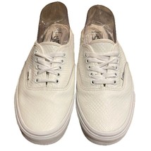 Vans Authentic White Python Mule Sneaker Shoe Unisex Size M8.5 W10 EU41 - £26.68 GBP