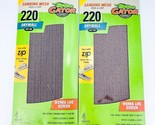 Zip Gator 220 Drywall Very Fine Sanding Mesh 4ct Lot of 2 - £9.84 GBP