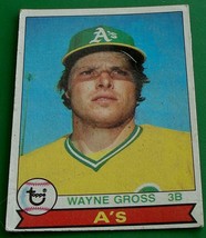 Wayne Gross, A&#39;s, 1979, #528 Topps Baseball Card, VG COND - $3.95