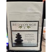 Bedvoyage Luxury Rayon Bamboo Collection Pillowcase Travel Size 13&quot;x17&quot; New - $19.80