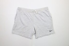 Vtg 90s Nike Mens L Distressed Travis Scott Mini Swoosh Above Knee Shorts USA - £58.29 GBP