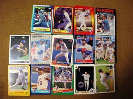 Lot of (14) Complete Texas Rangers Baseball Team Sets-1986-1994 - £11.96 GBP