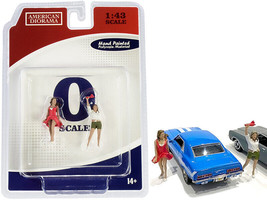 70s Style Two Figurines Set IV for 1/43 Scale Models American Diorama - £17.99 GBP