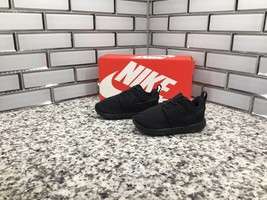 Nike Roshe One (TDV) Shoes Black 749430 031 Size 7C NEW - $51.27