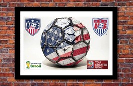 World Cup Soccer Events | Team USA Soccer Ball Poster | 19 x 13 inches - £11.75 GBP