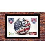 World Cup Soccer Events | Team USA Soccer Ball Poster | 19 x 13 inches - £11.75 GBP