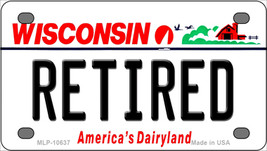 Retired Wisconsin Novelty Mini Metal License Plate Tag - $14.95