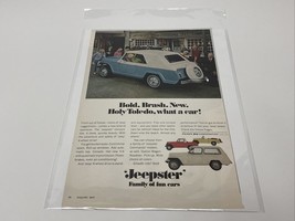 Jeepster Bold. Brash. New. Vintage Advertisement - $19.59
