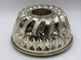 Vtg Kaiser Brand Silver Tone Metal Cake Pan / Mold Made In West Germany - £22.28 GBP