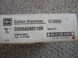  New Cutler Hammer D300AOM210V Analog Output   - £82.41 GBP