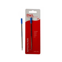 Stat Cross Ballpoint Pen Refill Medium (Pack of 10) - Blue - £32.08 GBP