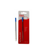 Stat Cross Ballpoint Pen Refill Medium (Pack of 10) - Blue - £32.05 GBP