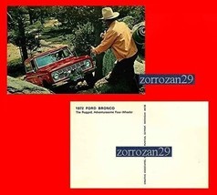 1972 Ford Bronco Vintage Original Farbe Postkarte – Usa – Tolles Original!! - £6.78 GBP