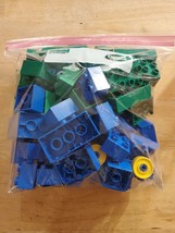 LEGO Duplo Blue/Green Bag#2 60 pcs/parts **USED** - £16.42 GBP