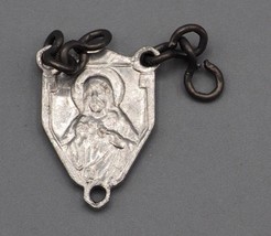 Vintage Jesus Medallion Pendant mv - £23.37 GBP
