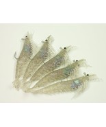 Almost Alive Lures Artificial Soft Plastic Shrimp 6&quot; Silver Rigged 5 pk  - €21,61 EUR