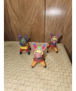 Fiesta Party Pinata Pvc Figures Donkey Set of 3   - $20.31 CAD
