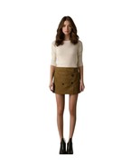 Ann Taylor Loft Brown double Button Wrap Skirt  - $33.95 CAD