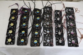 Bulk Lot 0f 30 Assorted Mixed Sizes Case Fans Cooling Desktop Computer Fans - $39.55