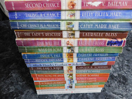Heartsong Present Historical Romance lot of 18 Assorted Author Paperback - £15.81 GBP