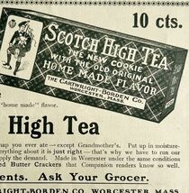 1904 Scotch High Tea Cookies Ginger Snap 10c Advertisement Ephemera 4.75... - $28.01 CAD