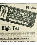 1904 Scotch High Tea Cookies Ginger Snap 10c Advertisement Ephemera 4.75... - $28.01 CAD