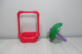 Fisher Price Little People Discovery City replacement part chair swing u... - $9.89