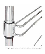 Heavy Duty Wire Hanging Bin Tote Brackets for Wire Shelving 24&quot; (1-pair) - $244.99 MXN